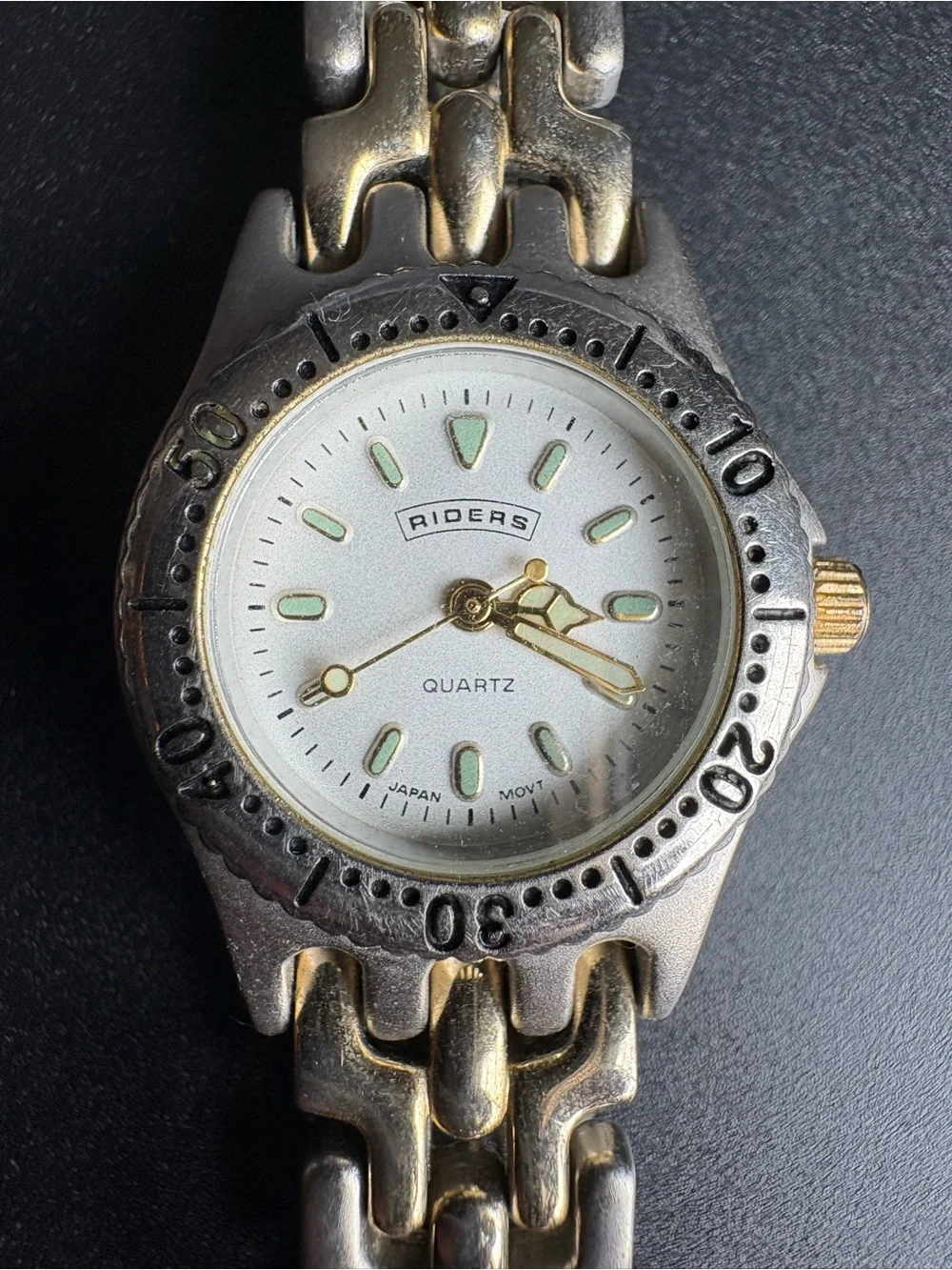 Riders Men’s Two-Tone Quartz Bracelet Watch - Silver & Gold